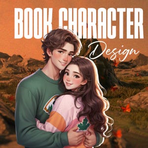 Custom Book Character Illustration | Fantasy Character Commission | Custom OC Portrait | Fantasy Character Art | Personalized Book Art