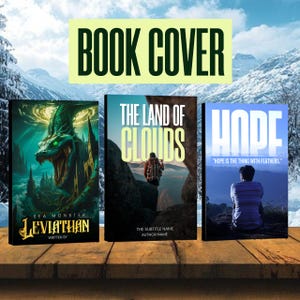 Premium Custom Book Cover Design | High-Quality Digital Artwork for Authors | Custom Design for Print & eBook | Fantasy/Thriller Book Cover