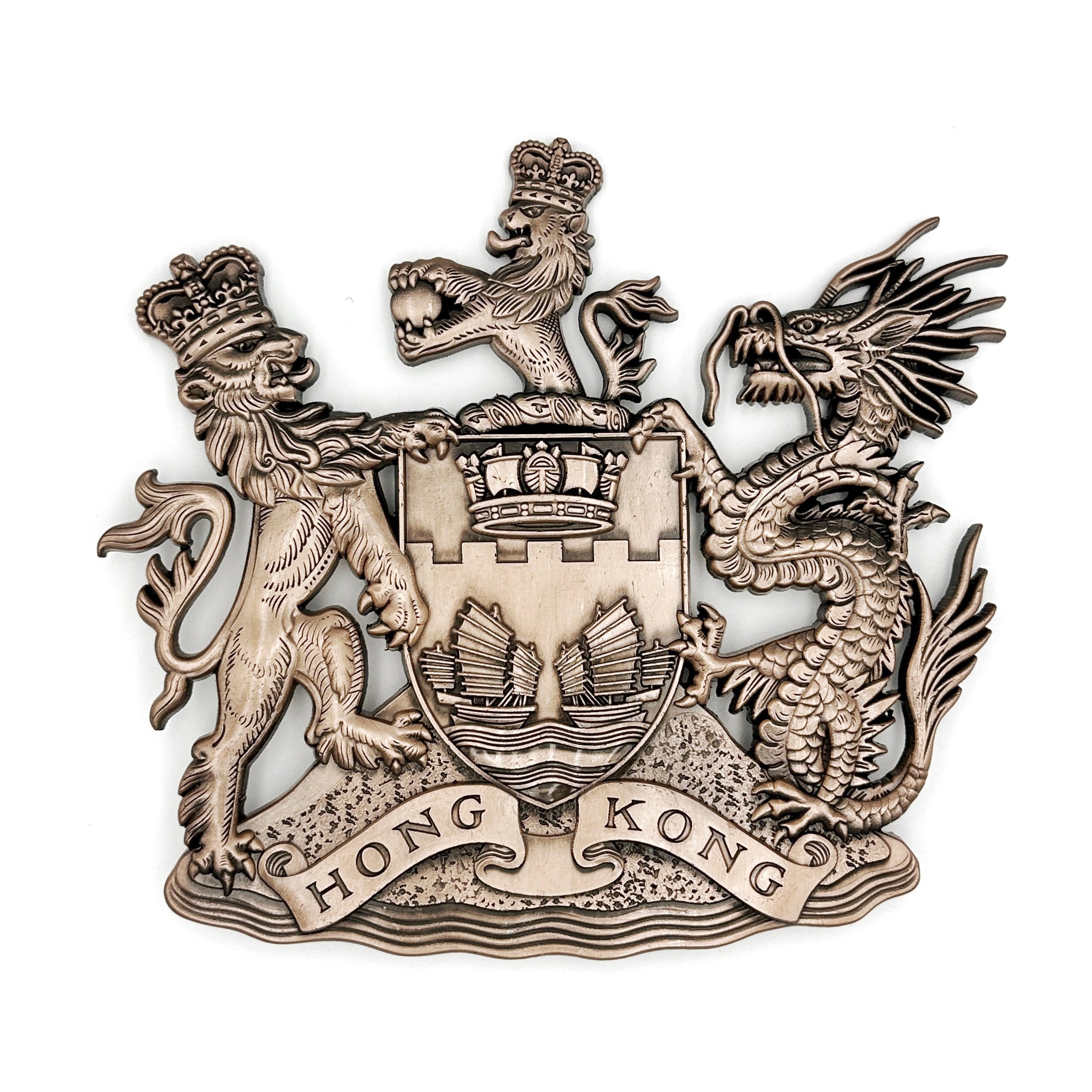 Metal Emblem of British Hong Kong ( 英屬 香港 金屬 徽號 ) - Etsy Metal Emblem of British Hong Kong ( 英屬 香港 金屬 徽號 ) - Etsy