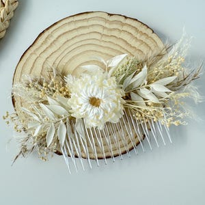 Dried Floral Hair Combs,Boho Wedding Dry Flower Hair Comb,Rustic Wedding Bride Dried Flower Hair Pins,Wrist Corsage,Girl&#39;s Hair Accessories