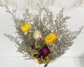 Bouquet naturel de fleurs séchées d’automne, décorations de maison d’automne, fleurs séchées de mariage, décor mural, bouquet de mariée, fleurs sèches, cadeau pour elle