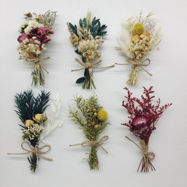 Small Dried Flower Arrangements,Mini Dried Bouquet,Boho Home Decor,Letterbox Bouquet,All Natural,Flower Bunches,Cake Decorating Flowers