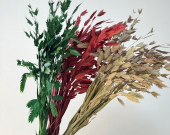 Ramo de flores secas naturales hecho a mano: decoración de boda bohemia