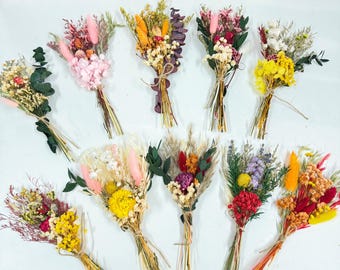 Bohemian Dried Flower Bouquet, Wedding Home Decor, Bridesmaid Proposal, Table Centerpiece