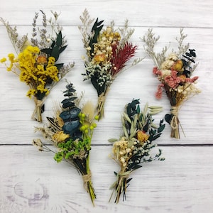 Dry flower bouquet,Mini dry floral bouquet,Boho Home Decor ,Mini Posy,boho bouquet,table bouquet,Home Decoration Cake Topper Wedding Flowers