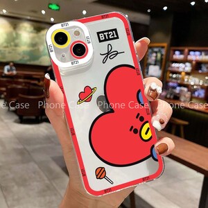  BT21 Official Merchandise for iPhone 14 Plus Case with Card  Holder Mirror Shockproof Protective Thin Slim Hard PC Back Cover Phone Case  6.7 inch : Cell Phones & Accessories