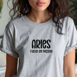 Aries Zodiac T-Shirt, Funny Birthday Gift, Astrology Shirt