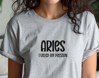 Aries Zodiac T-Shirt, Funny Birthday Gift, Astrology Shirt