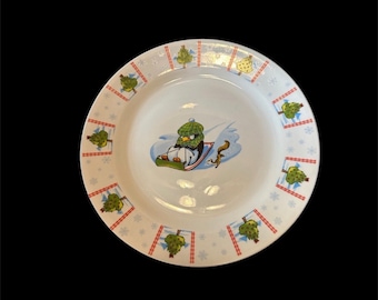 Vintage Mulberry Home Essentials, assiette plate Penguin Holiday 10,75 po.