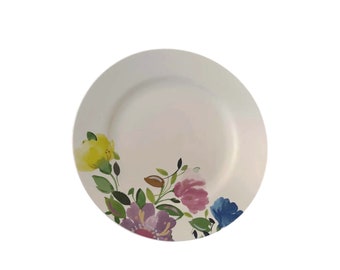 Vintage Mikasa Kim Parker Provenza Jardín Plato de Cena Floral 10.5"