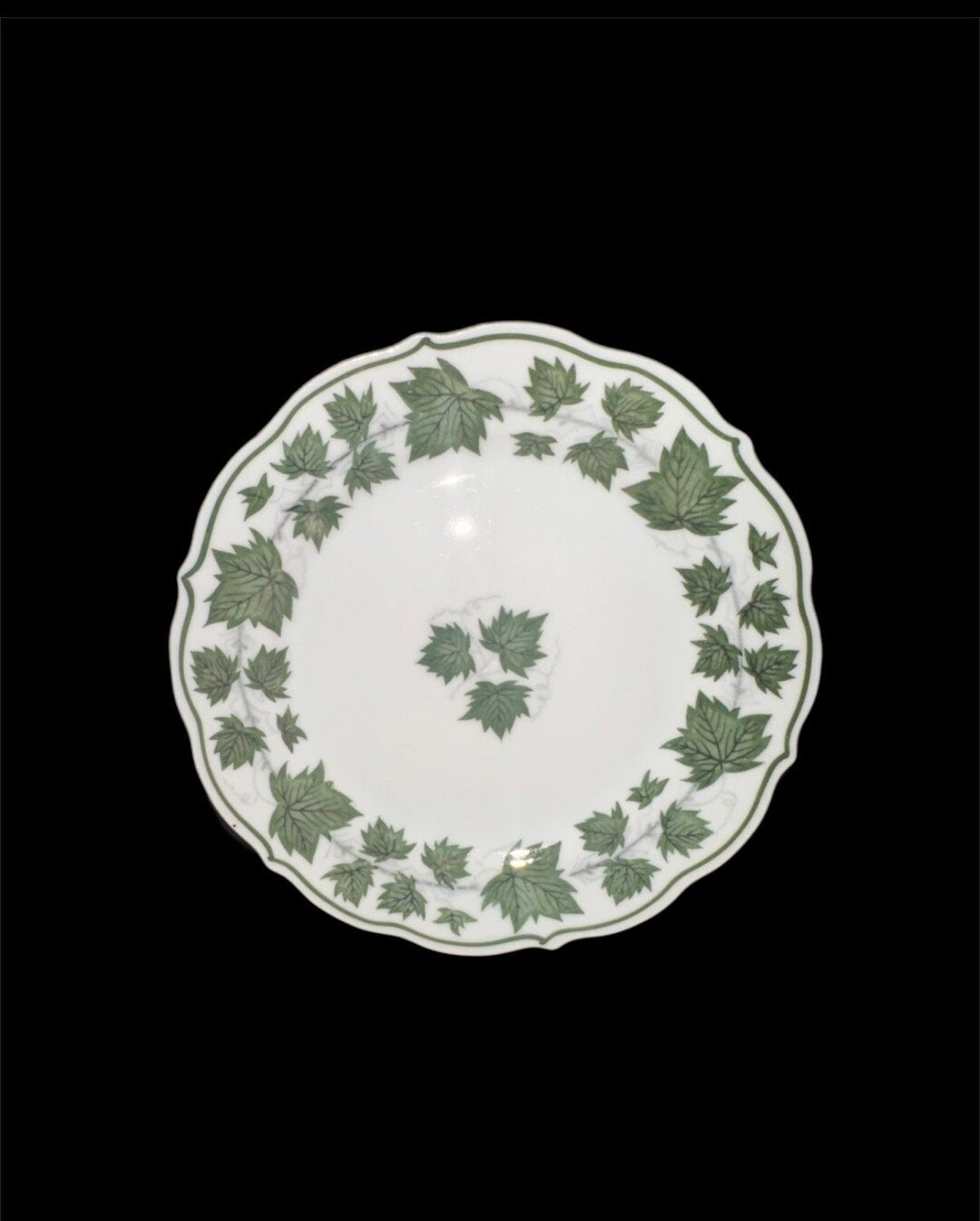 Vintage 1940s Halsey Fine China Lorelei Soup Bowl Rare Ivy Pattern Etsy