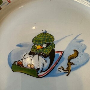 Vintage Mulberry Home Essentials, assiette plate Penguin Holiday 10,75 po. image 3