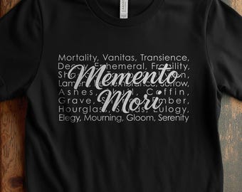 Dark Academia Shirt, Memento Mori Shirt, Gothic Clothes, Dark Vintage Art, Dark Cottage Core Shirt, Book Lover Shirt, Dark Gift, Vintage Tee