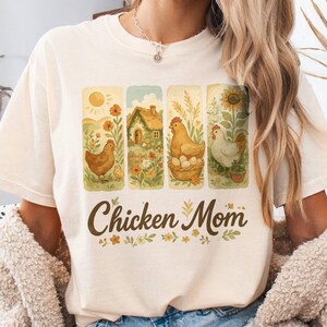 Chicken Shirt, Chicken Gifts, Chicken Mom Gift, Farm Girl Shirt, Country Living, Chicken Lady Shirt, Chicken Lover Gift, Farm Life Shirt