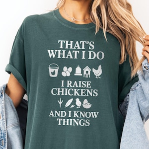 Chicken Shirt, Chicken Gifts, Chicken Mom Gift, Farm Girl Shirt, Chicken Lady Shirt, Country Living, Chicken Lover Gift, Farm Life Shirt