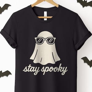 Spooky Halloween Ghost Shirt, Spooky Season Tee, Trick or Treat Shirt, Funny Halloween T-Shirt, Stay Spooky Shirt, Boo Crew Shirt
