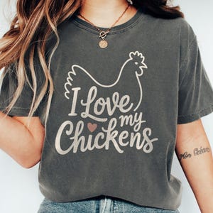 Chicken Shirt, Chicken Gifts, Chicken Mom Gift, Farm Girl Shirt, Chicken Lady Shirt, Country Living, Chicken Lover Gift, Farm Life Shirt