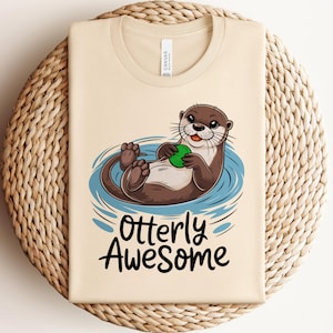 面白いカワウソのTシャツ、かわいいカワウソの素晴らしいシャツ、カワウソのグラフィックTシャツ、動物愛好家へのギフト、クールなカワウソのシャツ、ユニークなカワウソの楽しいTシャツ、ボッチェTシャツ