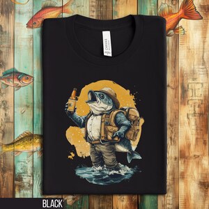 Funny Fishing Beer Graphic Tee, Fisherman T-Shirt, Humorous Fishing Lover Shirt, Unique Fishing Dad Tee Gift, Beer Lover T Shirt
