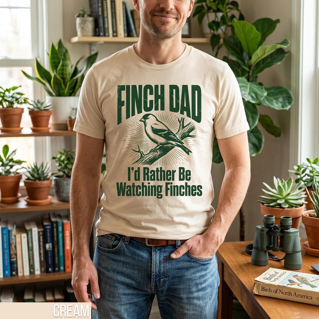Vintage Finch Dad Shirt | Funny Bird Dad Tee | Finches Gift for Him ...