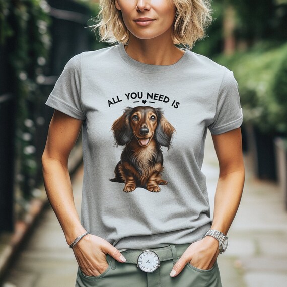 Caricature De Vecteur De Marche De Chien Teckel Mignon | Vecteur Premium