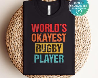 Funny Rugby Player T-Shirt, Retro Rugby Gift Tee, Humorous Rugby Fan Shirt, Rugby Lover Apparel, Sarcasm Lover Gift, Quirky Sports Tee