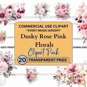 Può includere: Un set di 20 immagini clipart digitali con bouquet di fiori rosa tenue. Ogni immagine è a 1400 DPI e viene fornita in formato PNG trasparente. Le immagini sono perfette per creare inviti, biglietti e altri progetti digitali.