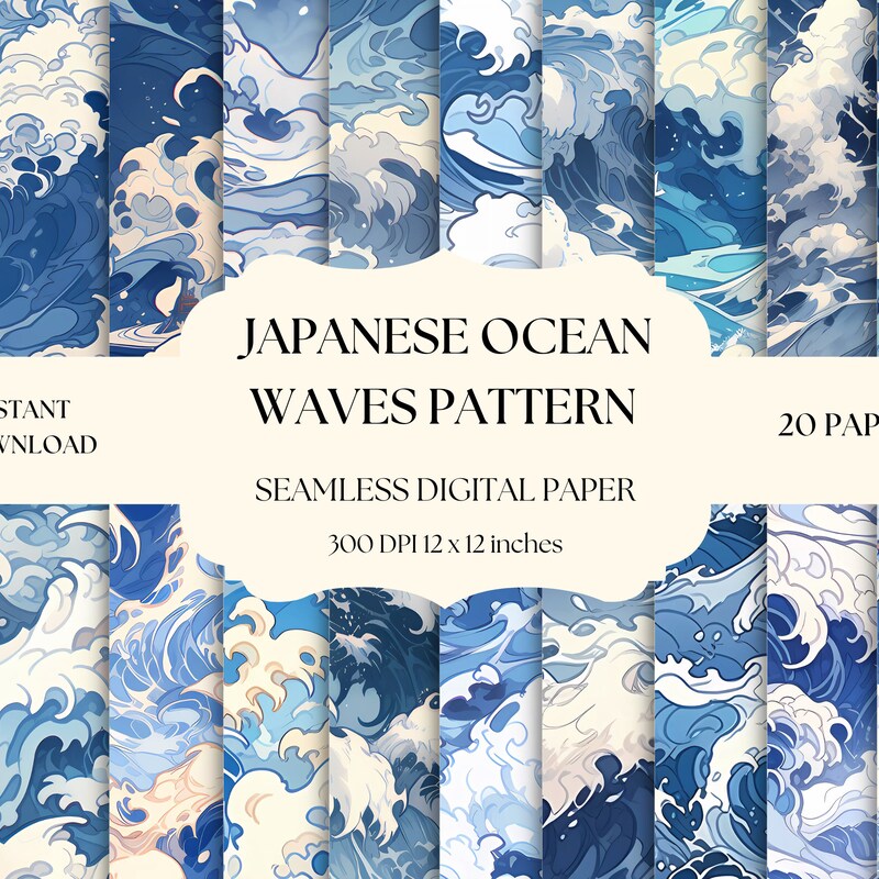 Waves Patterns - Etsy