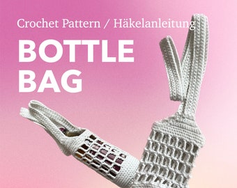 Bottle bag crochet pattern (digital download)