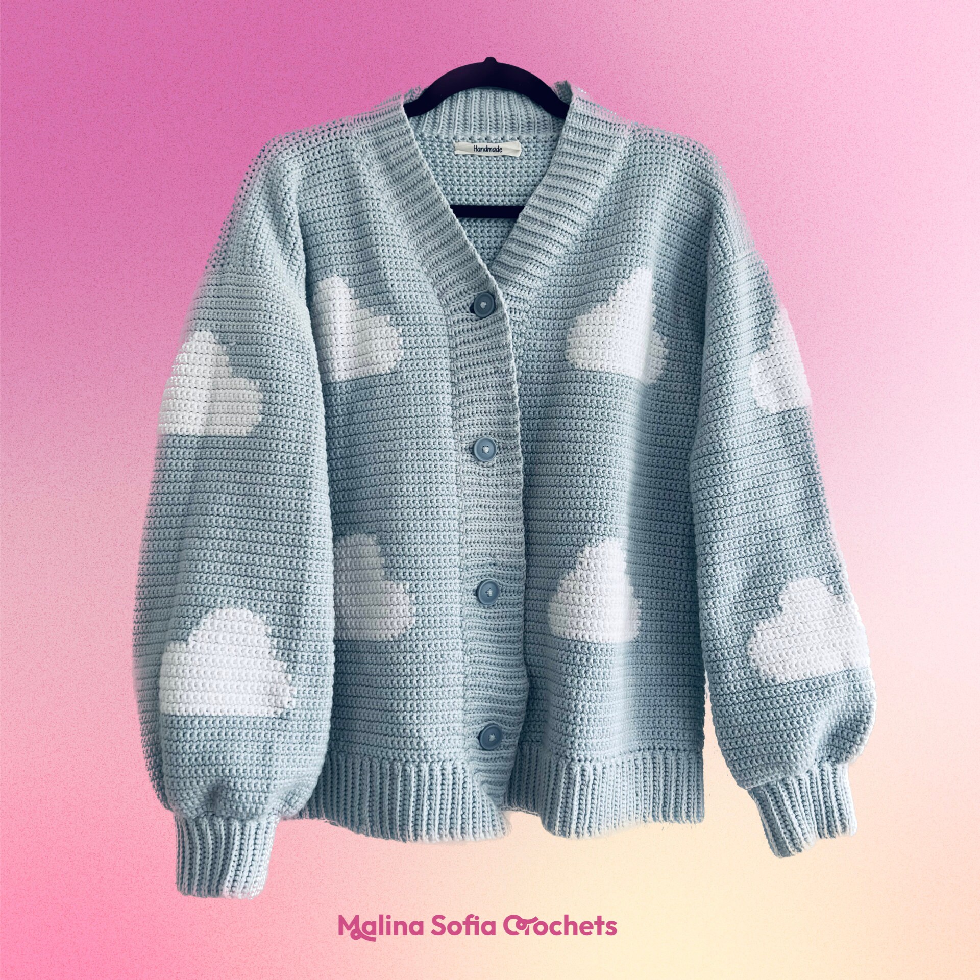 Cloud Cardigan Crochet Pattern (digital Download) Etsy