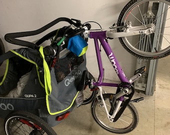 Porte-vélo enfant Qupa 2 et Sportrex 2 pour la remorque à vélo Qeridoo.