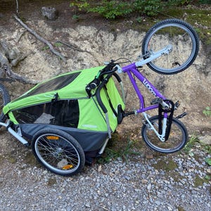 fuxtec bollerwagen als fahrradanhänger Vorderes Jogger Rad FX-FA1 Organizadores Ausführung:2er-Set RCB E-Bike Pedelec G5