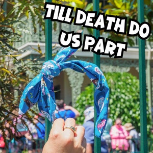 Till Death Do Us Part Fabric Headband for Children & Adults- One Size Fits All- FREE SHIPPING