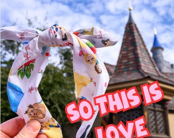 So This Is Love Fabric Headband | Happy Ever After Valentine’s Day Hair Accessory | Handmade Princess & Love-Themed Headwear