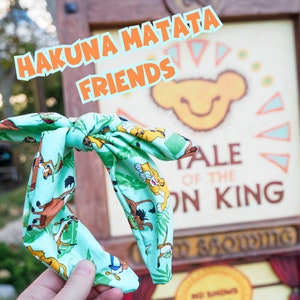 Hakuna Matata Friends Headband for Children & Adults- One Size Fits All- FREE SHIPPING