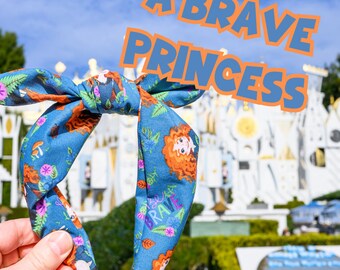 A Brave Princess Fabric Headband | Whimsical Fairytale Hair Accessory | Scottish
