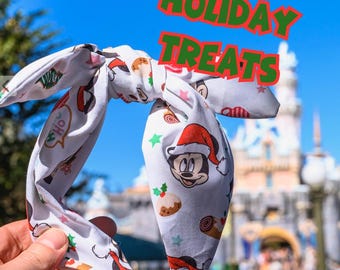 Holiday Treats Fabric Headband | Whimsical Holiday Style | Park-Ready Festive Accessory