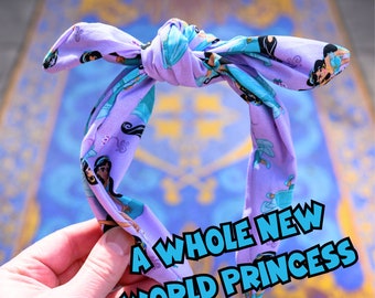 A Whole New World Princess Fabric Headband | Agrabah-Inspired | Cute Theme Park Accessory
