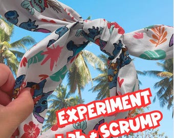 Experiment 626 Scrump Fabric Headband | Hawaiian-Inspired | Luau Accessory