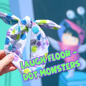 Funny Monsters Fabric (Two Prints) Headbands for Children & Adults- One Size Fits All- FREE SHIPPING