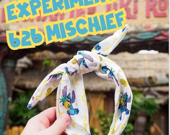 Experiment 626 Mischief Fabric Headband | Handmade Tropical & Cute Hair Accessory