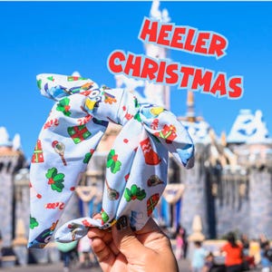 Heeler Christmas Fabric Headband for Children & Adults- One Size Fits All- FREE SHIPPING