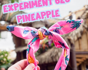 Experiment 626 Pineapple Fabric Headband | Handmade Tropical & Cute Hair Accessory | Cute Hawaiian