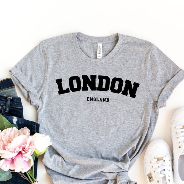 London Tshirt, England Shirt, London Gifts, London Shirt, UK Shirt,Travel UK Trendy Minimalist Shirt, Europe Trip London England Unisex Tee