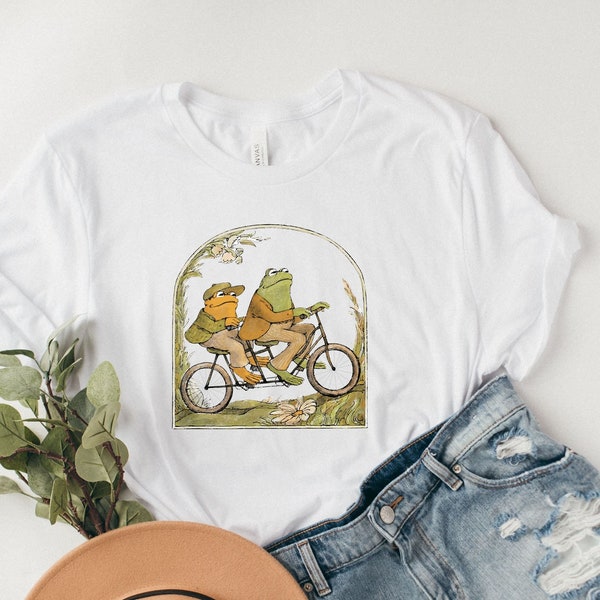 Frog And Toad Tshirt,Vintage Book Lover,Cottagecore Aesthetic,Frog And Toad Shirt, Cute Frog Shirt, Book Lover Gifts ,Frog And Toad Toddler