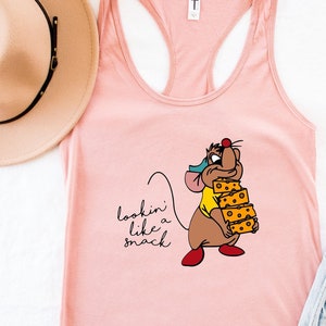 Lookin Like a Snack Tank Top, Cinderella Tank, Gus Gus Tank, Disney Snacks Tank Top,Disney Sidekicks, Disneyland, Disney World,