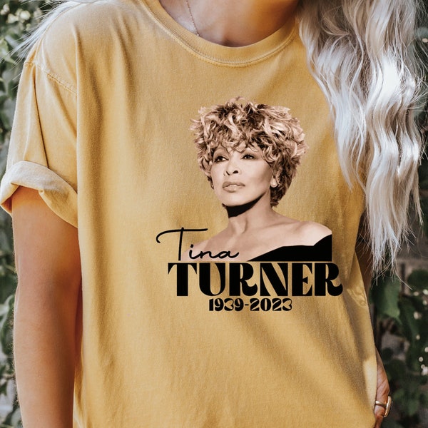 Tina Turner RIP 1939-2023 Shirt, Tina Turner T shirt Simply The Best, Tina Turner Memorial, Tina Turner Musical Souvenir, Tina Turner Tee