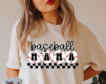 Baseball Mama T-shirt, Women's Baseball Tee, Baseball Mama Shirt, Baseball Shirts for Her, Sports Mom Shirt, Mothers Day Gift, Baseball Mom