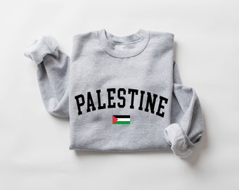 Palestine Flag Sweatshirt, Free Palestine Sweater, Palestine Flag Crewneck, Stand With Palestine Shirt, Palestine Hoodie, Palestine Shirt
