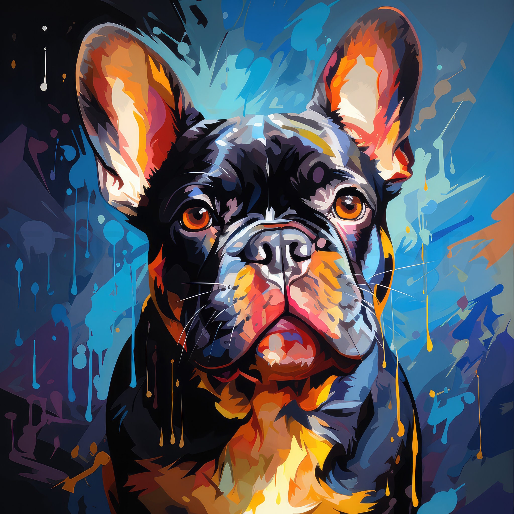 French bulldog art - .de